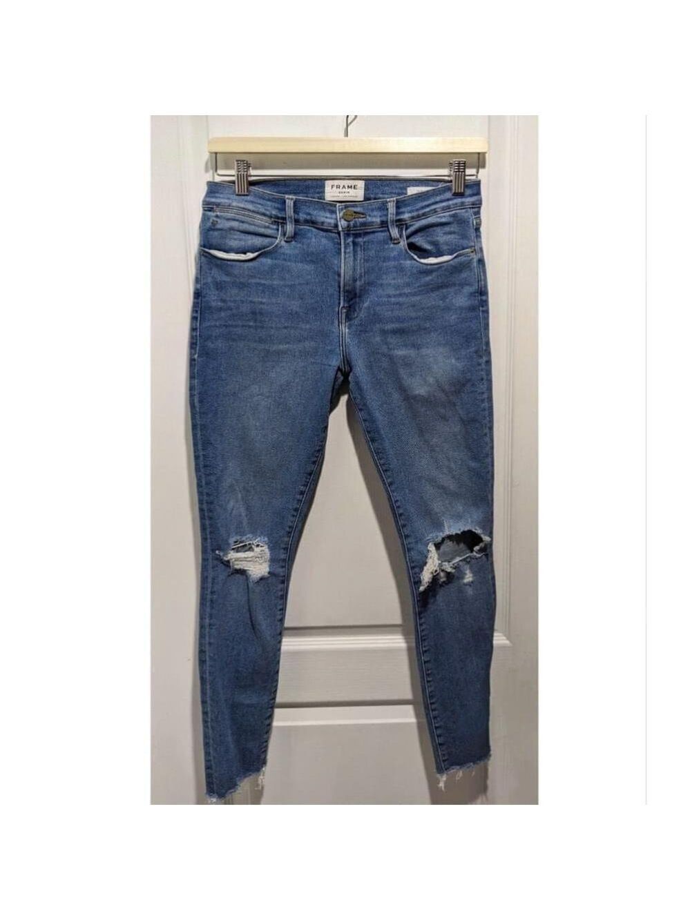 Frame Denim | Le High Skinny in Castlemount wash